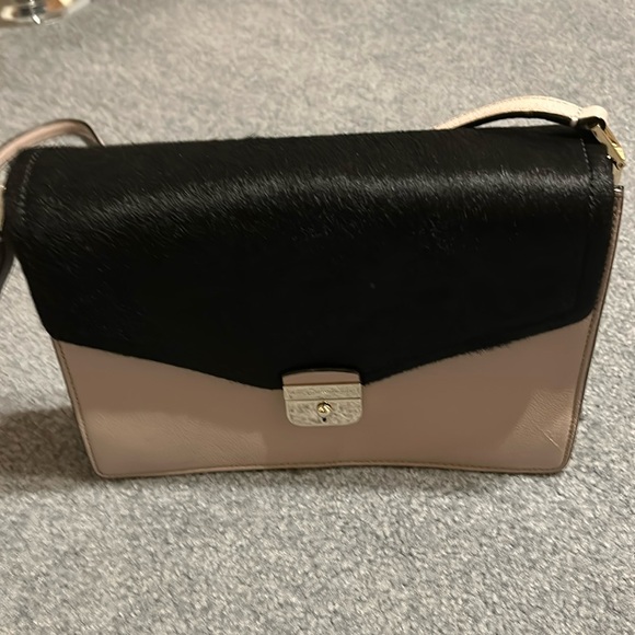Handbags - Kate Spade Crossbody tan with black calf hair leather
